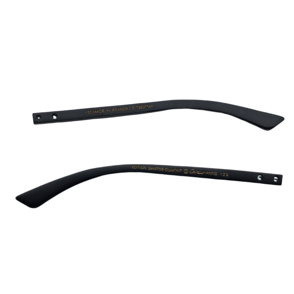 دسته عینک کارتیر چوبی مدل 125 مشکی