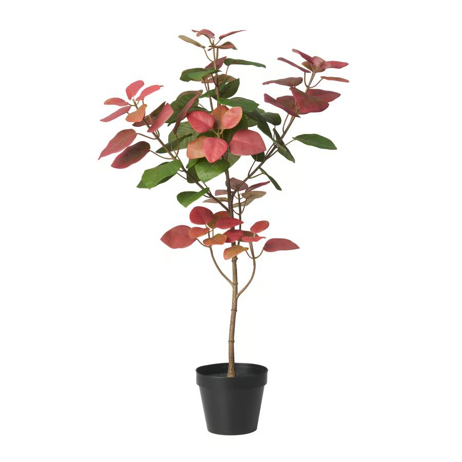 گلدان و گل مصنوعی Smoketree ایکیا، ۱۲ سانتیمتر FEJKA