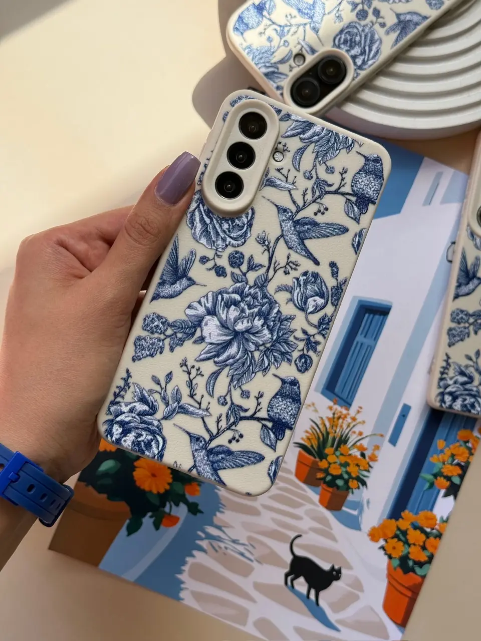 قاب Blue Blossom (کدC2220)