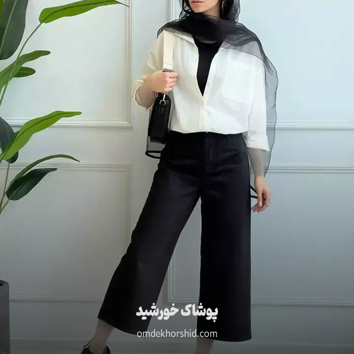 شلوارمازراتی بگ واید کد 1
