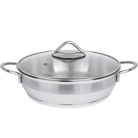 تابه استیل  ام جی اس MGS سایز 28 (دو دسته)