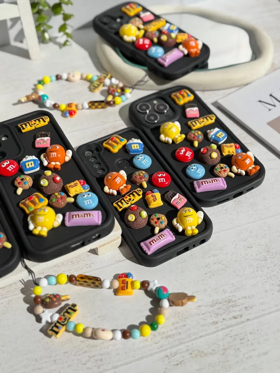 قاب M&amp;M'S برجسته آیفون و سامسونگ و شیائومی (کدC1850)