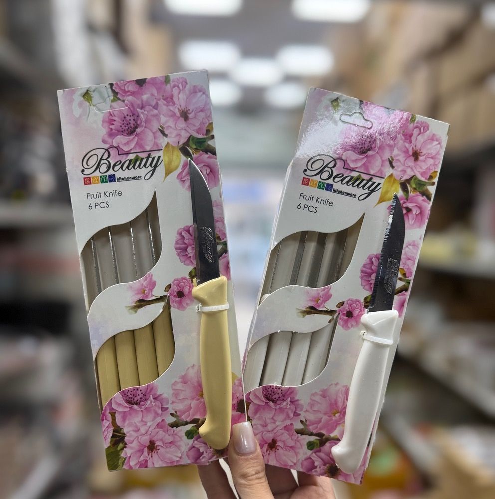 چاقو میوه خوری 6 تایی Beauty