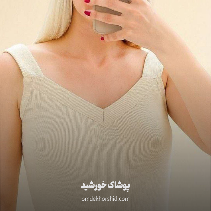 تاپ کراپ یقه قایقی