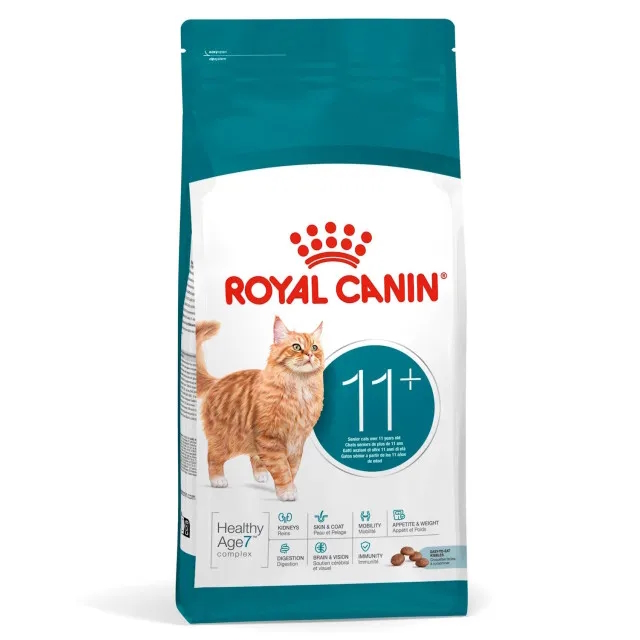 غذای خشک گربه مسن بالای 11 سال رویال کنین ایجینگ ROYAL CANIN AGEING +11 – 2KG