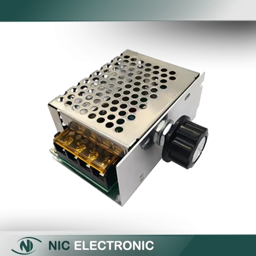 دیمر 4 کیلووات SCR - ولتاژ 220 ولت AC مدل قابدار