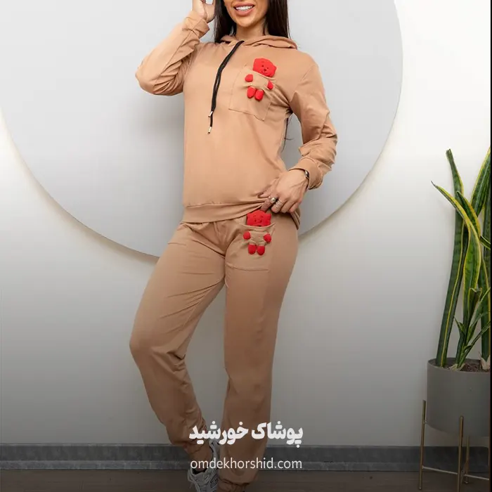 هودی شلوار جیب عروسکی