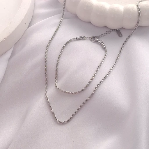 گردنبند و دستبند طنابی