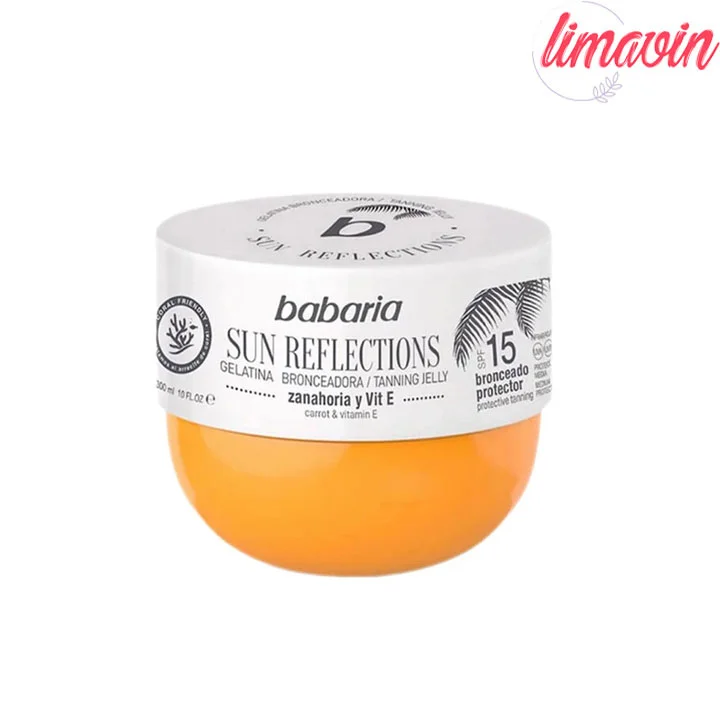 ژل برنز کننده باباریا مدل هویج حاوی spf15 حجم 300 میلی لیتر
