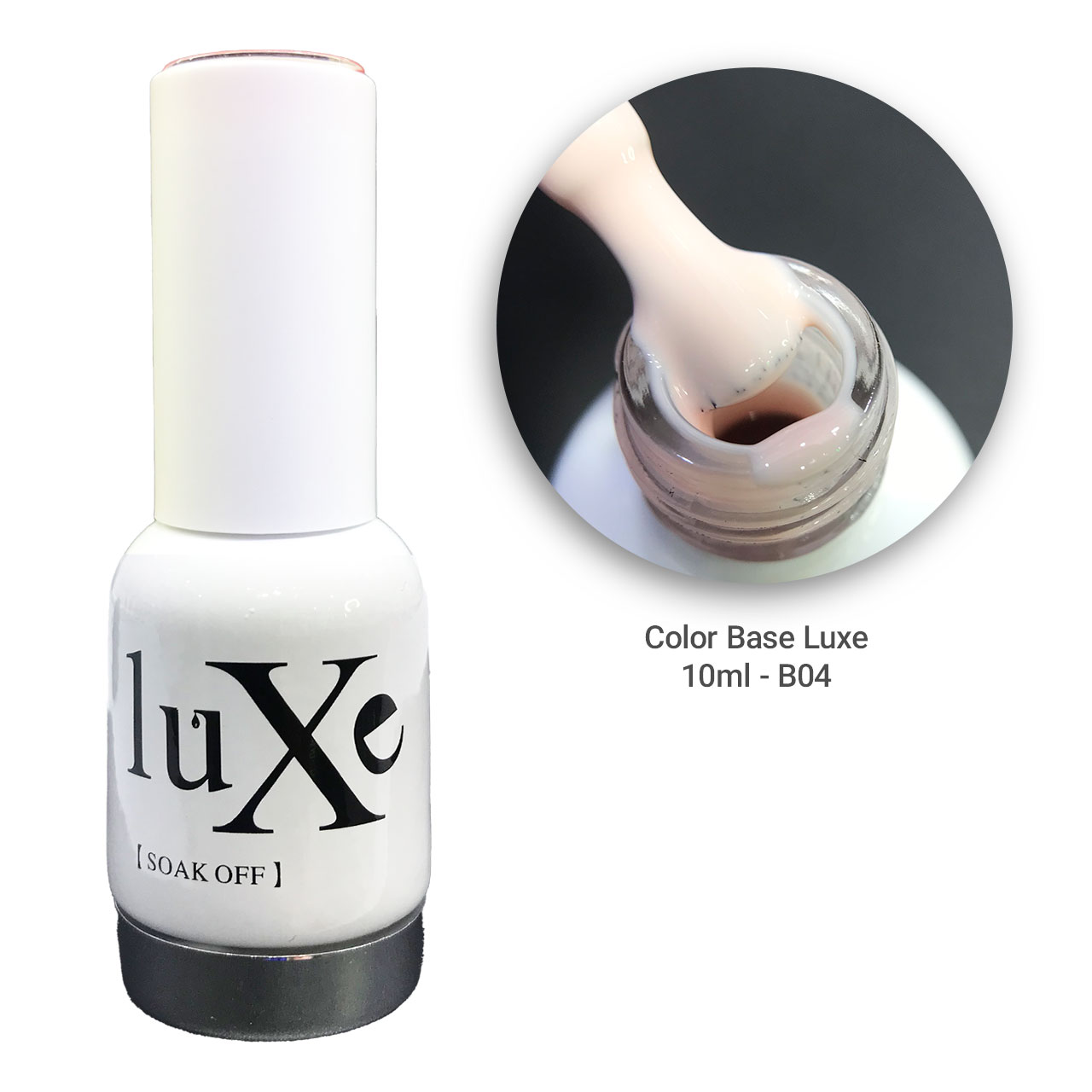 لاک ژل بیس فرنچ Luxe لوکسی 10 میل کد B04