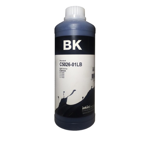 جوهر یک لیتری اینکتک مشکی پرینتر کانن InkTec 1Litre Black Canon