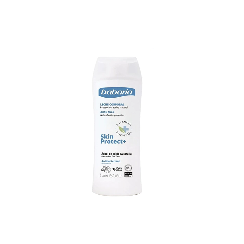 شیر بدن باباریا babaria مدل اسکین پروتکت skin protect حجم 400 میل