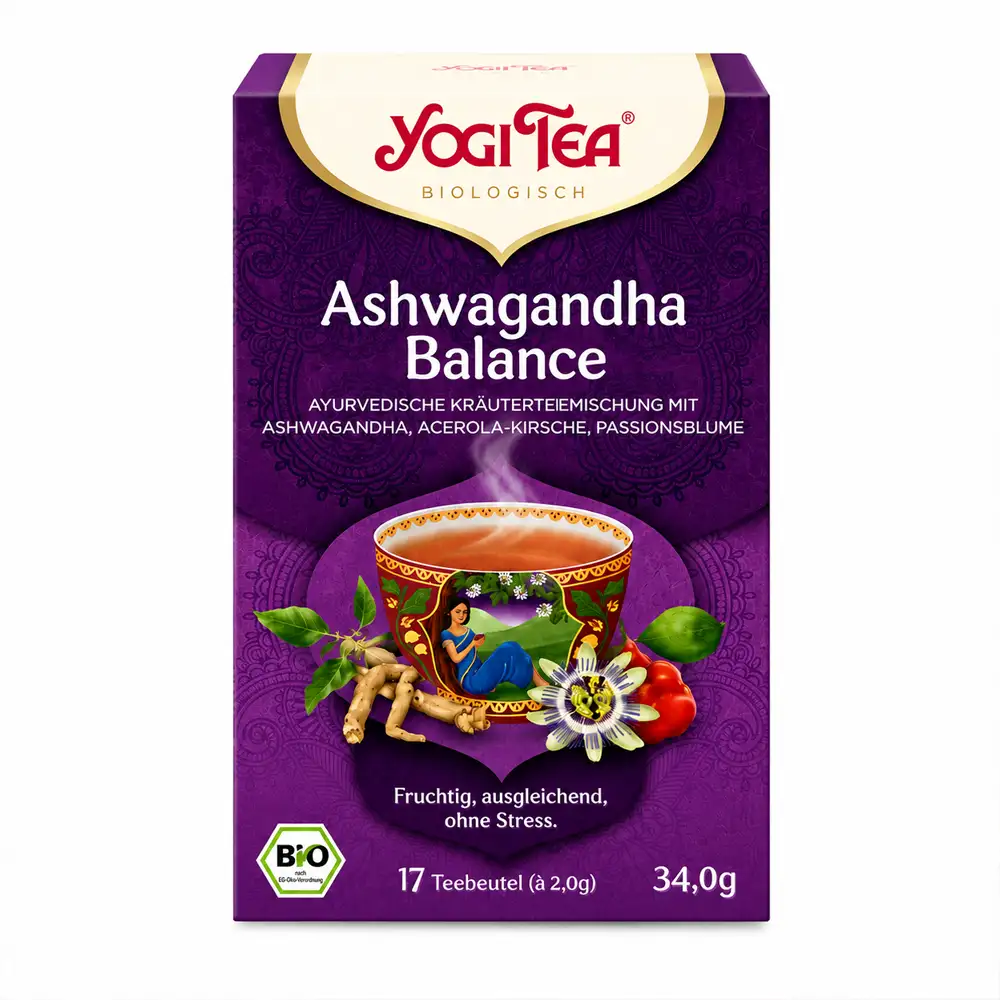 دمنوش آشواگاندا بالانس یوگی تی 17 عددی / Yogi Tea