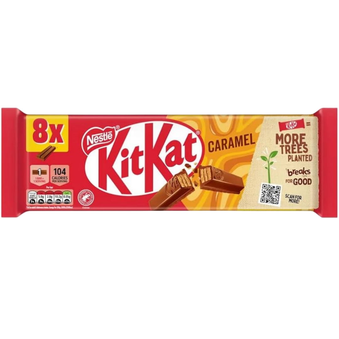 کیت کت دوانگشتی کارامل (8عددی)