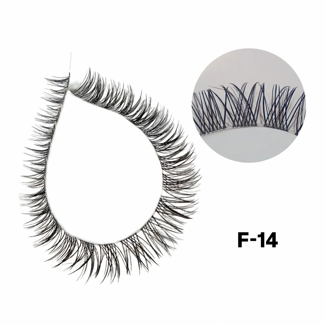 مژه ریسه ای فیشر مدل F سایز 14