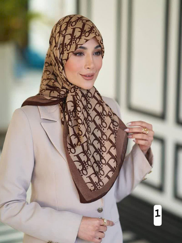 روسری نخی قواره کوچک دیور کد ۱۰۱۴