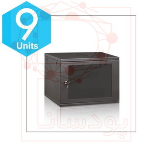 رک دیواری اچ پی آسیا 9 یونیت عمق 60 سانتی متر