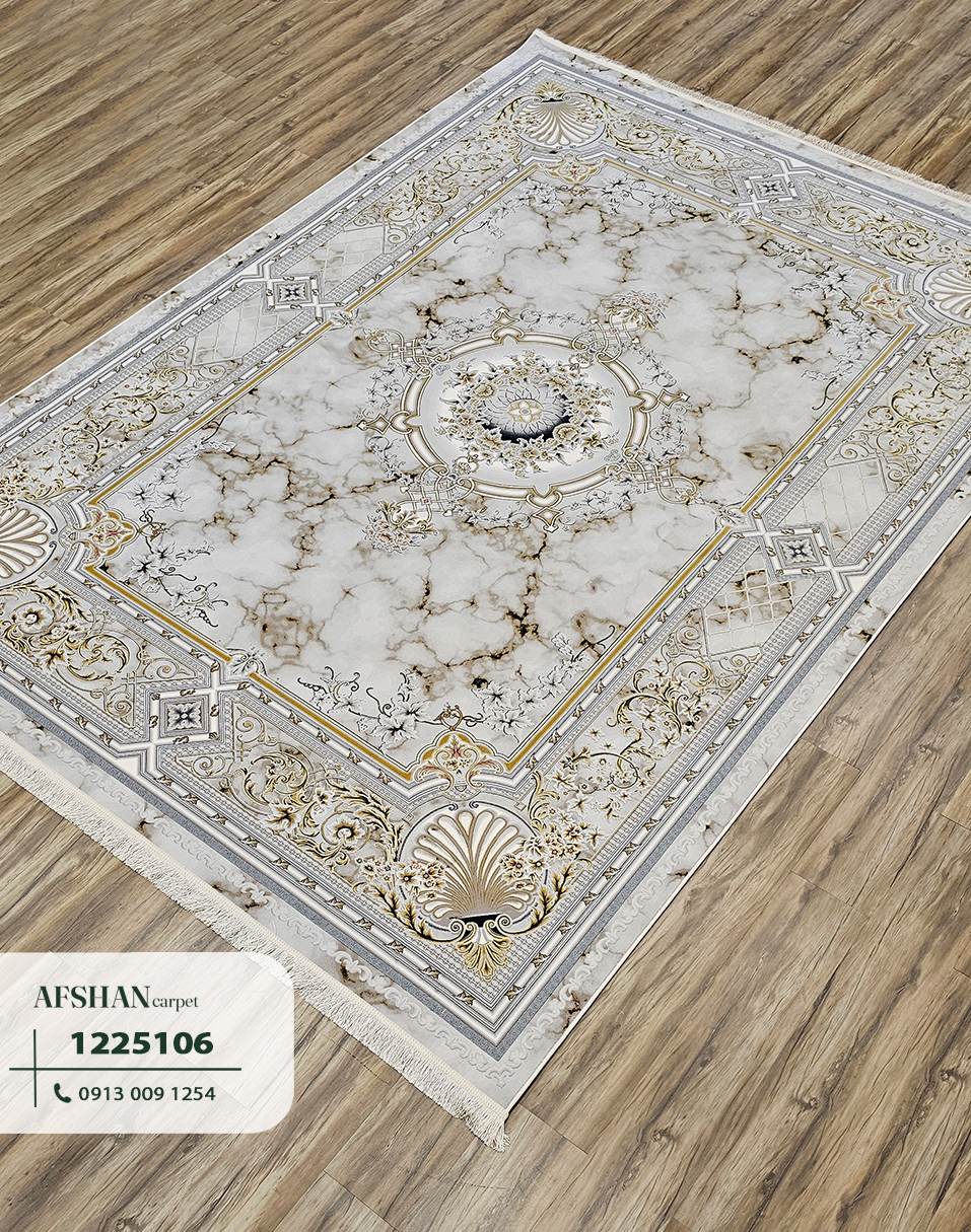 فرش 1200 شانه آکرلیک طرح فریا کد 1225106 نگار