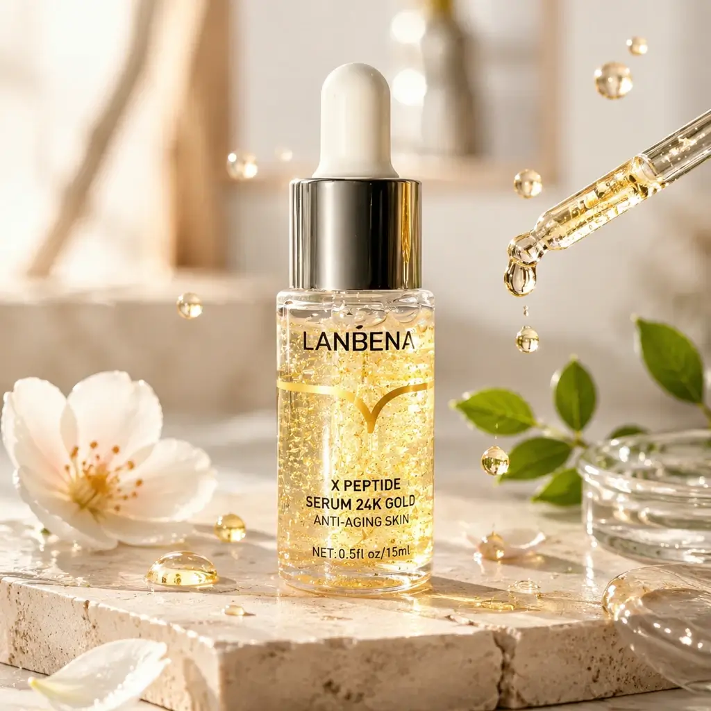 سرم طلا و شش پپتید لانبنا (LANBENA 24K Gold)|جعبه مخدوش