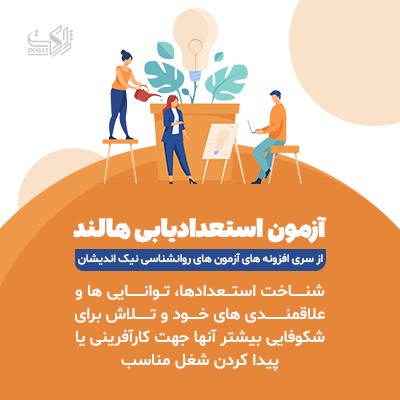 خرید افزونه‌‌‌ی آزمون استعدادیابی و رغبت سنج هالند نیک اندیشان