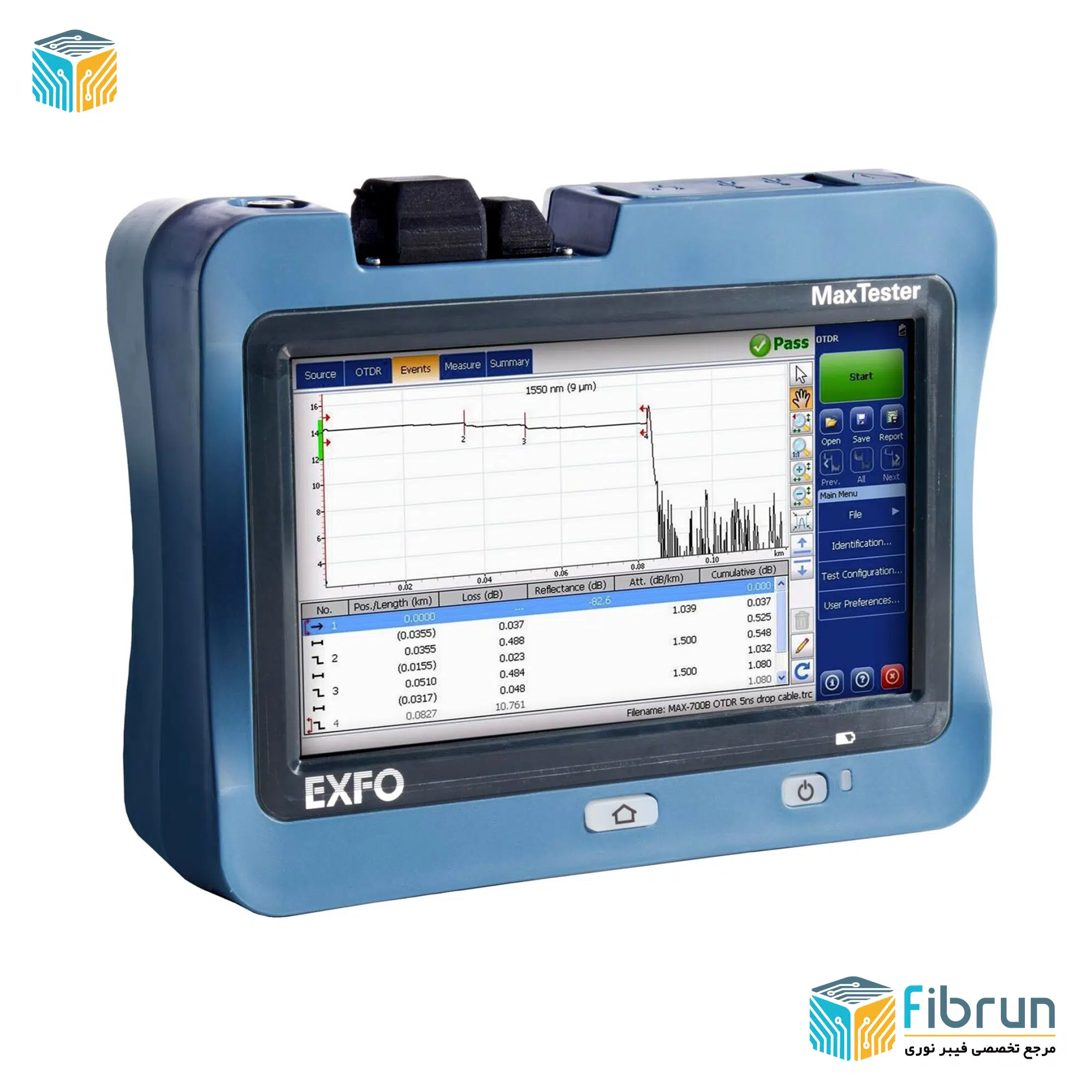 دستگاه OTDR EXFO MaxTester 715B