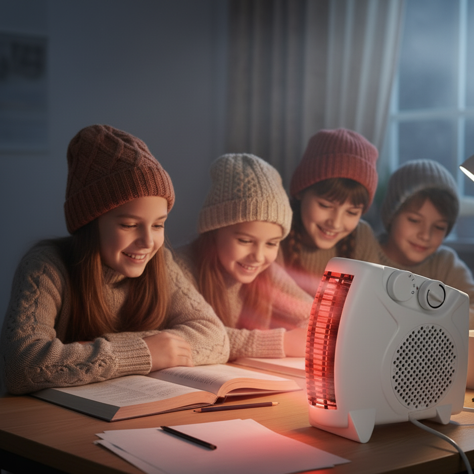 فن هیتر و بخاری برقی پوتاپ مدل LQ901 روسیه ای