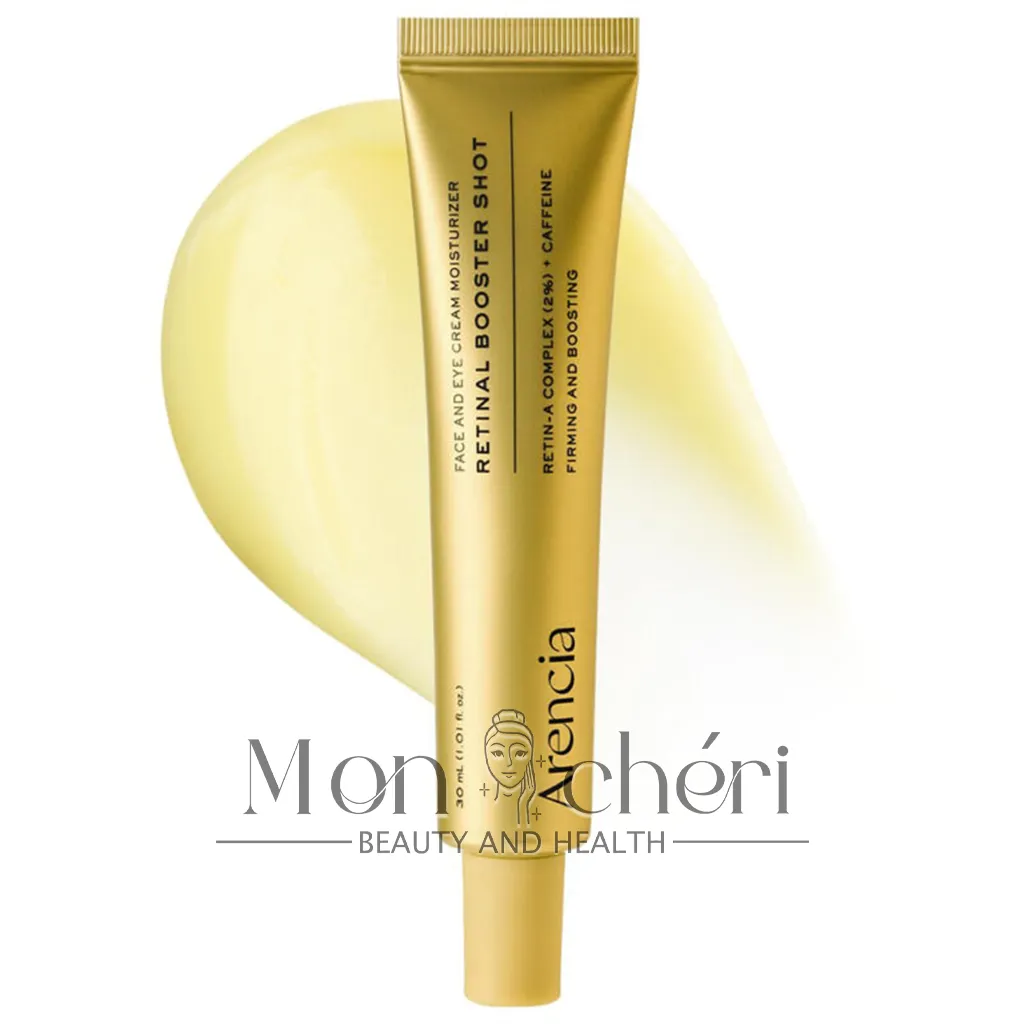 بوستر شات رتینال و کافئین ضدچروک و بستن منافذ آرنسیا ARENCIA RETINAL BOOSTER SHOT FACE & BODY