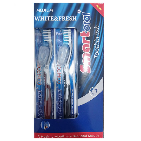 مسواک اسمارت اورال نرمال ( بسته 12 عددی ) (طرح اورالبی)
