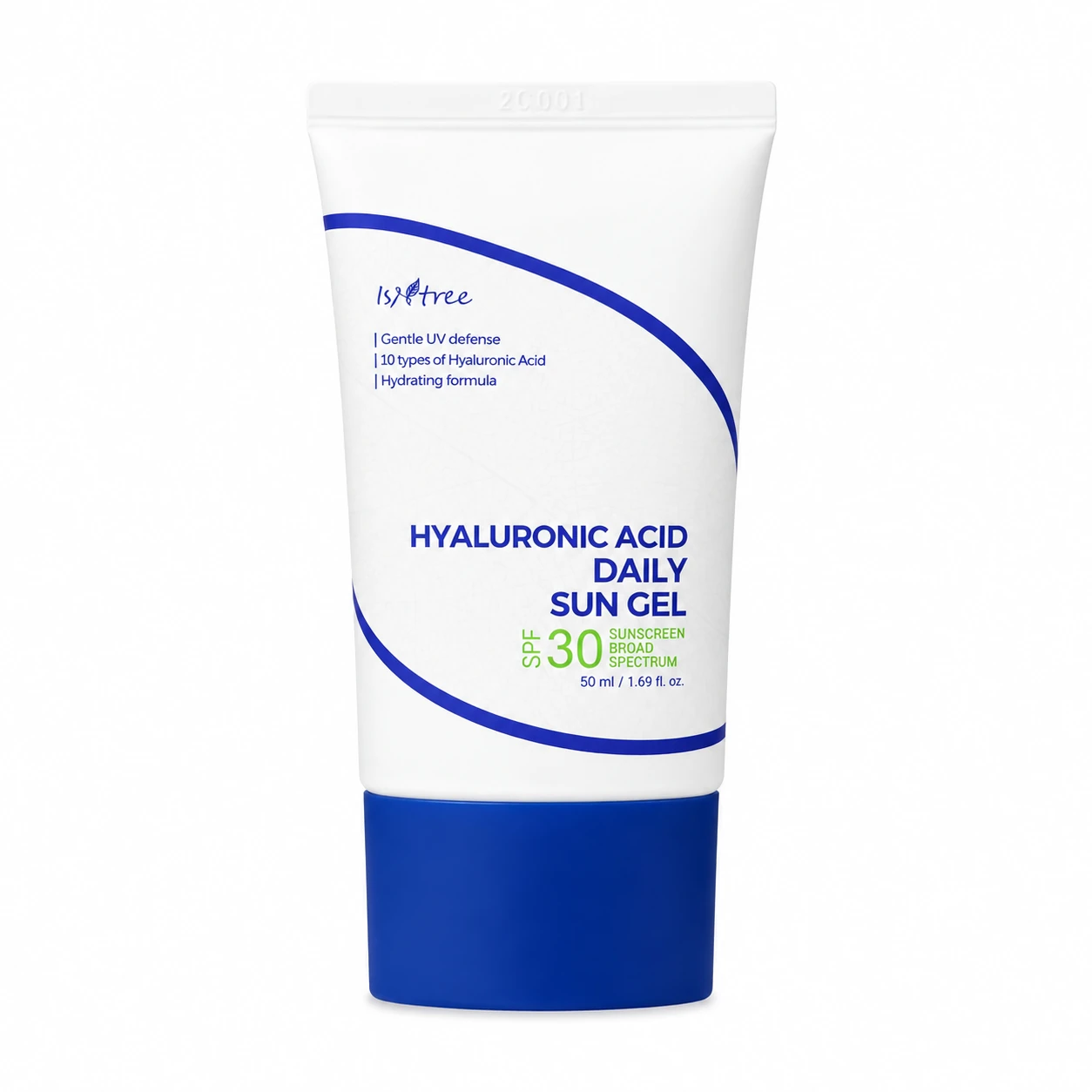 ژل آبرسان و ضد آفتاب هیالورونیک اسید ایزنتری spf 30 حجم 50 میل / isntree