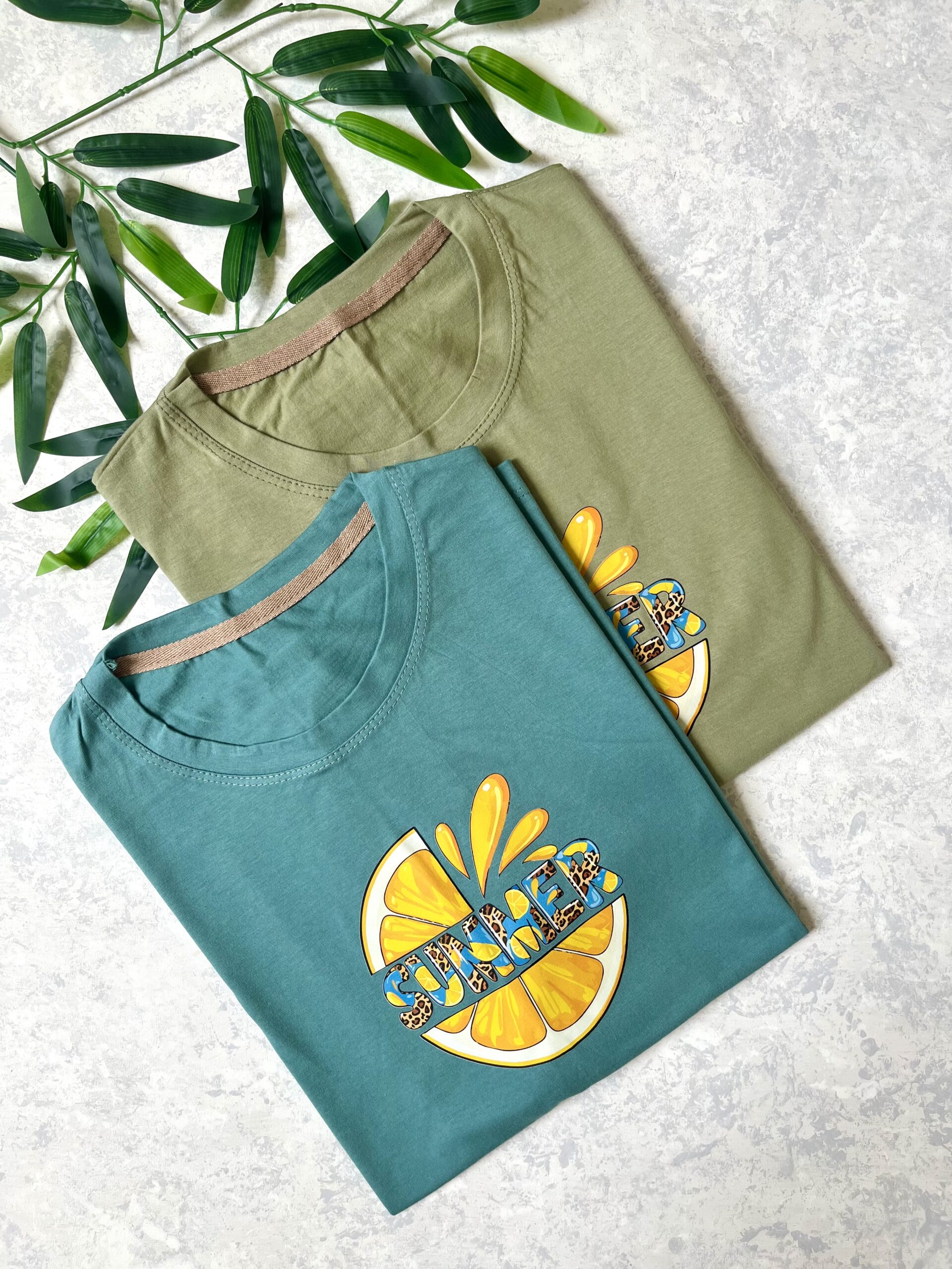 تیشرت پرتقالی summer - سبز, فری سایز