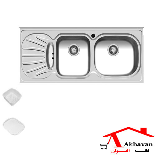 سینک ظرفشویی روکار کد 36 اخوان