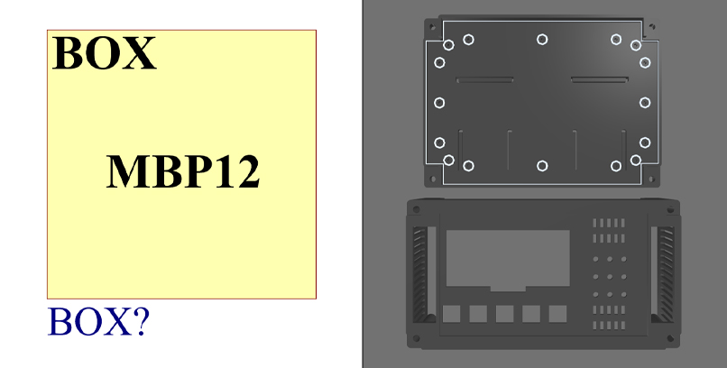 فوت پرینت و ۳ بعدی باکس MBP12