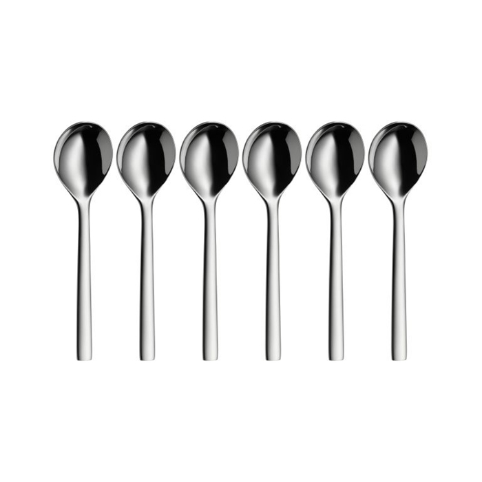 قاشق سوپ ست 6 عددی وی ام اف | WMF Soup spoon set NUOVA, 6-piece