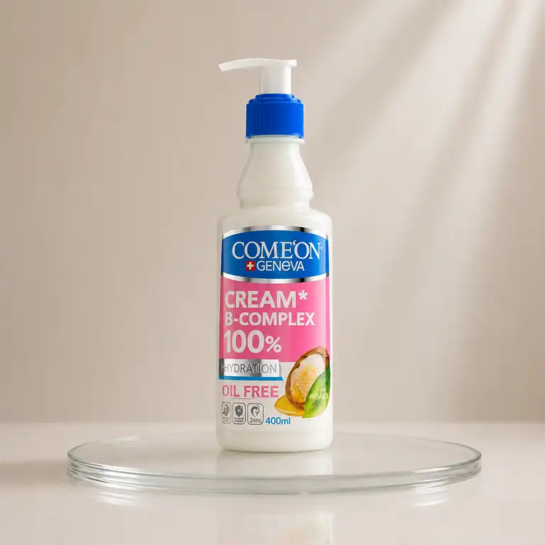 کرم مرطوب کننده پمپی ب کمپلکس پوست چرب آرگان کامان 400ml