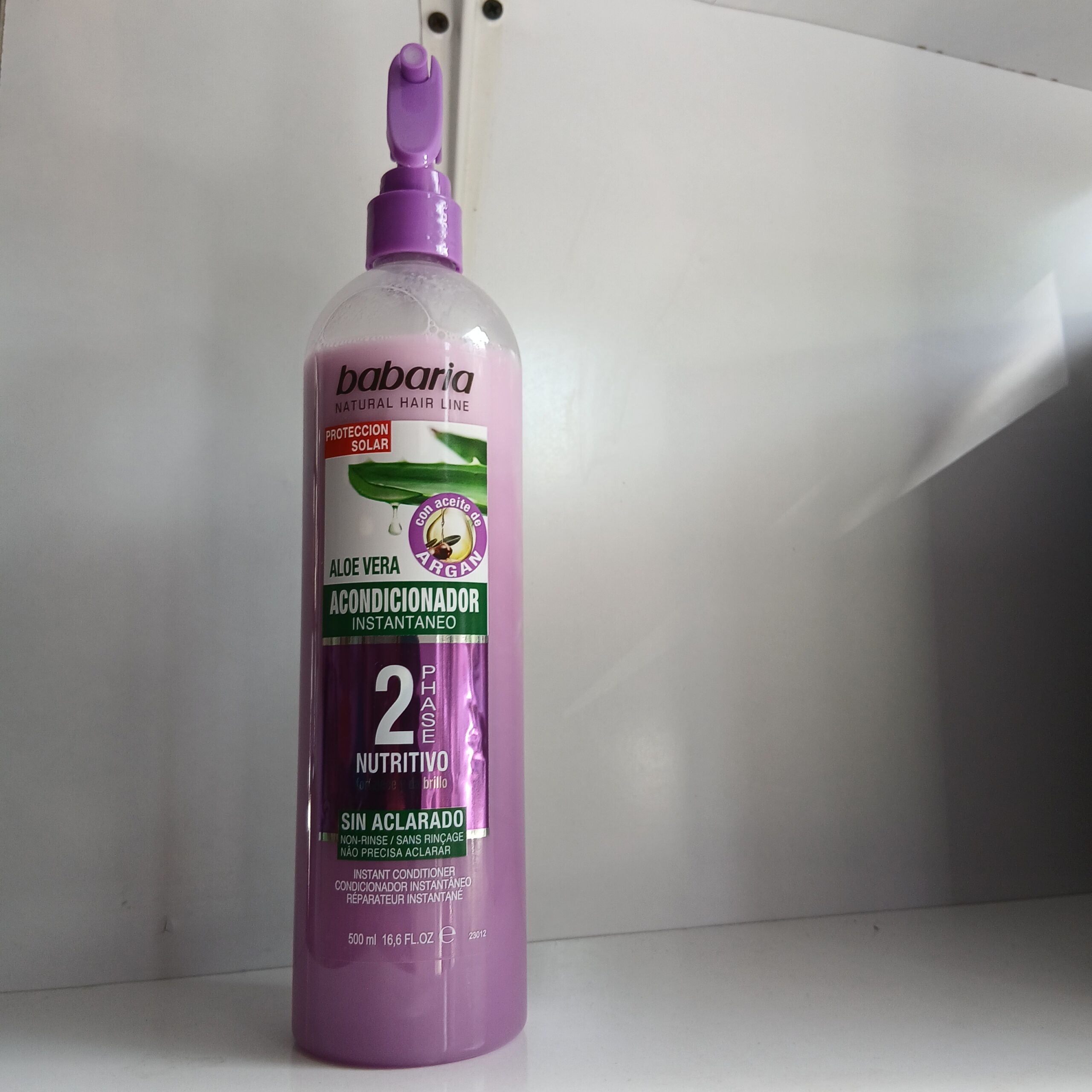اسپری مو باباریا مدل Aloe Vera حجم 500 میلی لیتر FFF