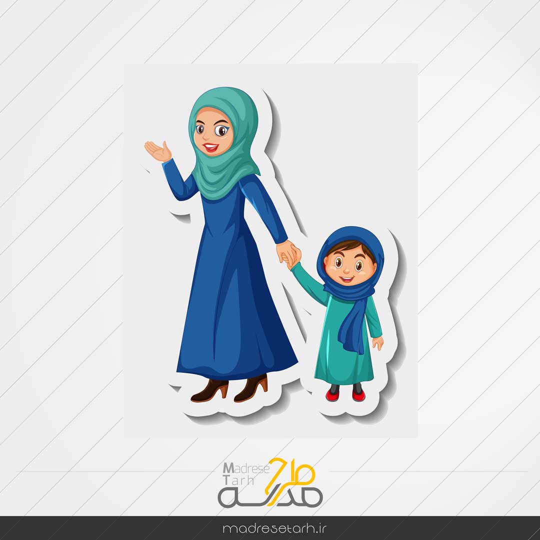 وکتور روز دختر