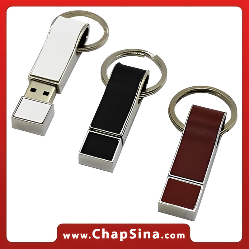 فلش مموری تبلیغاتی چرمی - کد v3