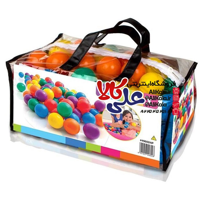 توپ بازی و استخر کیفی بسته 100 عددی