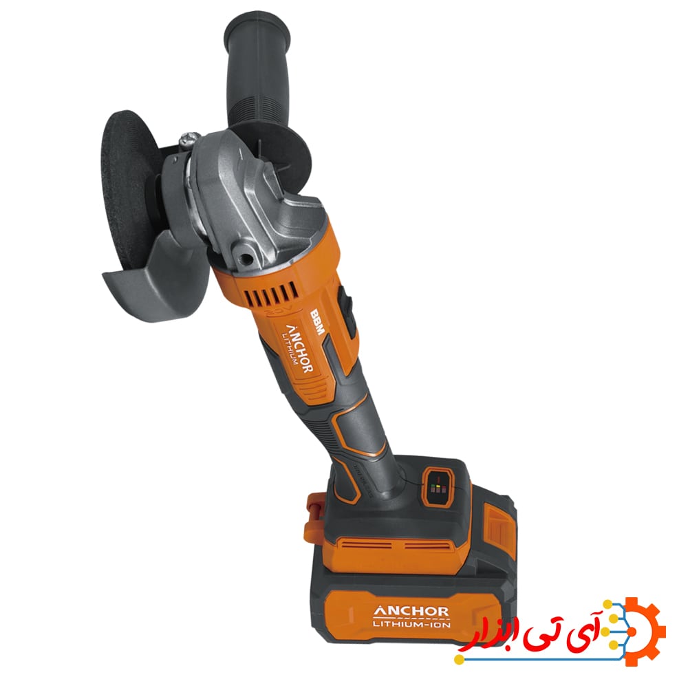 مینی فرز شارژی براشلس 115 میلی متری 20 ولت آنکور دو باتری مدل DCA1