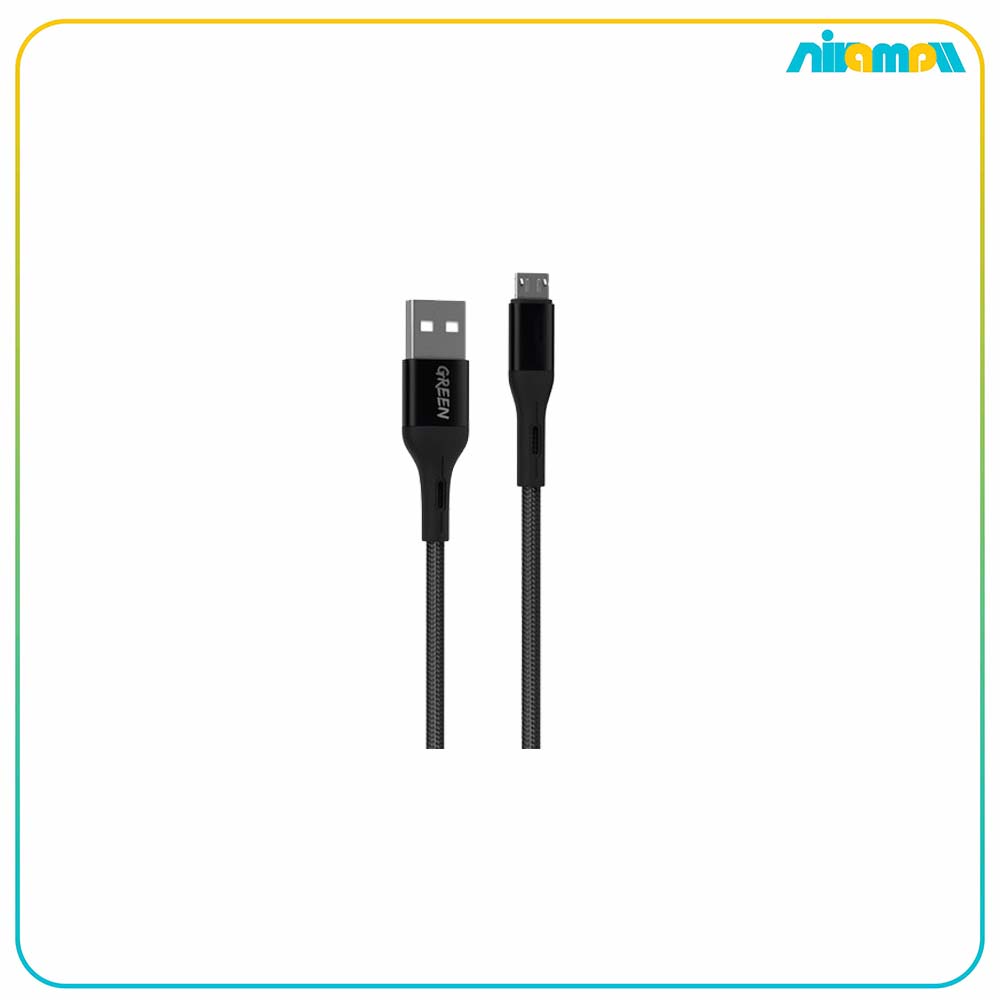 کابل گرین لاین مدل Braided Micro USB به طول 1.2M