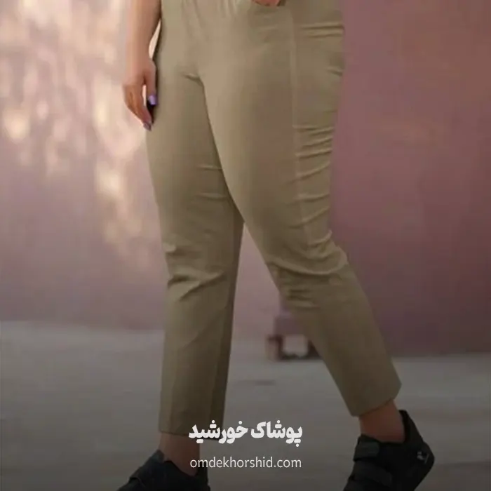 شلوار مام استایل کتان