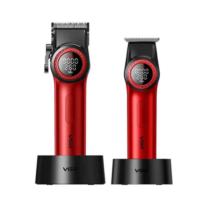 ست حرفه‌ای ماشین اصلاح وی جی آر مدل VGR V-001Pro & V-977
