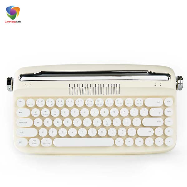 کیبورد بلوتوثی اکتو مدل B307 - کرمی