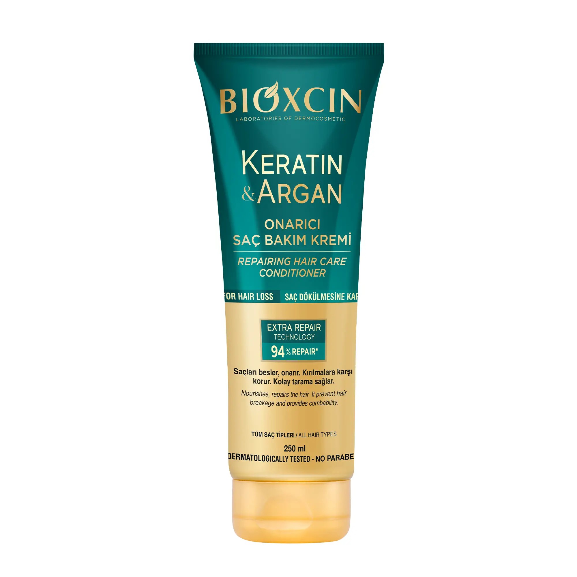 ماسک مو بیوکسین ترمیم کننده مدل کراتین و آرگان BIOXCIN Keratin & Argan REPAIRING HAIR CARE CONDITIONER 250ML