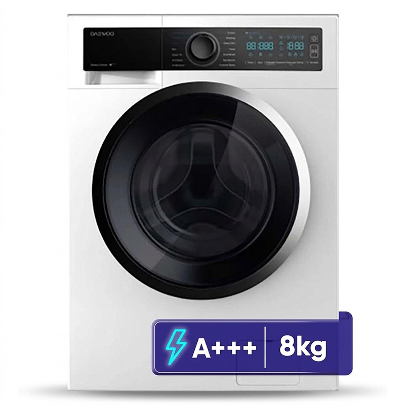 ماشین لباسشویی 8 کیلوگرم اتوماتیک دوو مدل LM-861WB - سفید