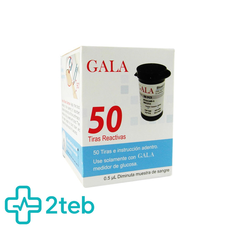 نوار تست قند خون گالا GALA بسته 50 عددی