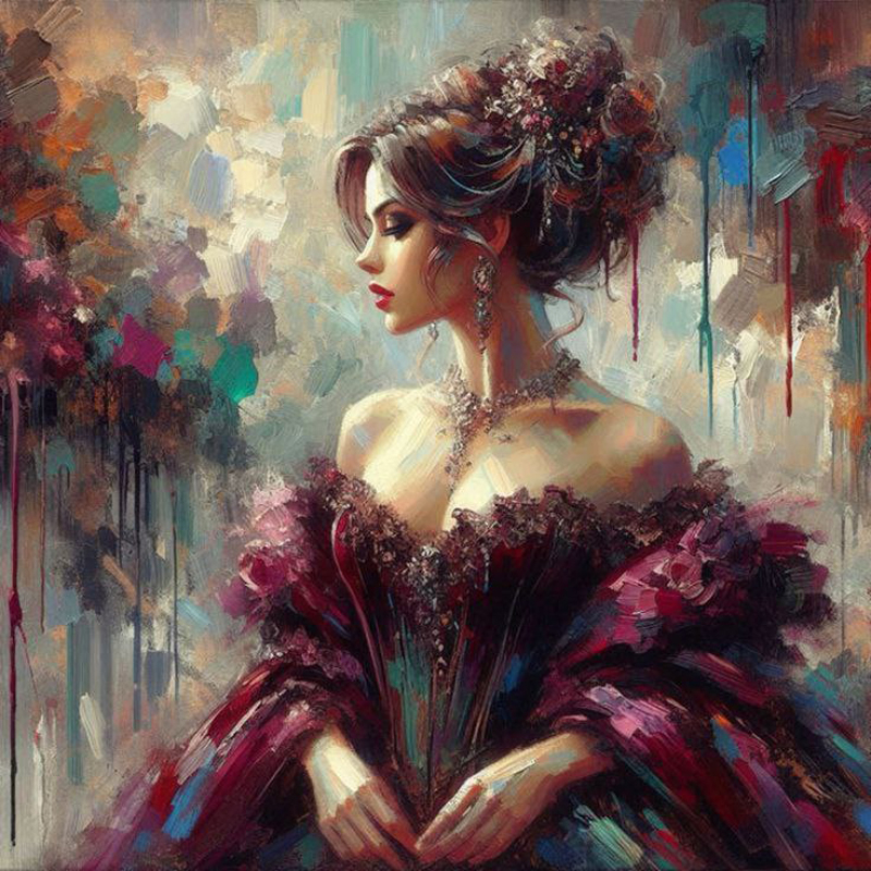 تابلو نقاشی الماسی بزرگسال کد 0132