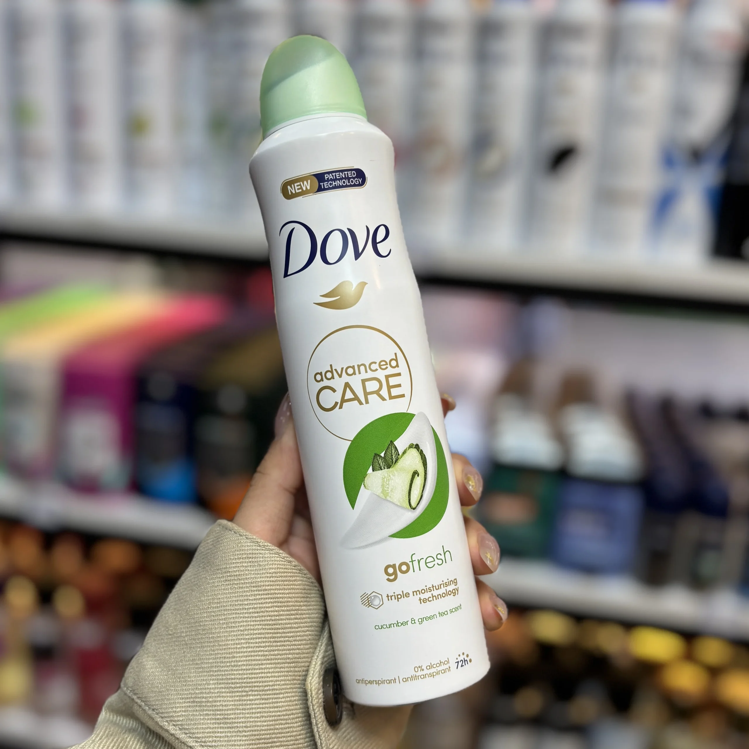 اسپری داو خیار اورجینال مدل Advanced Care Go Fresh | Dove Cucumber