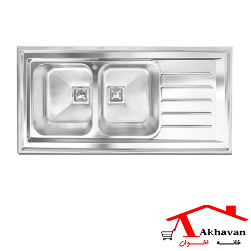 سینک ظرفشویی روکار کد 507S اخوان