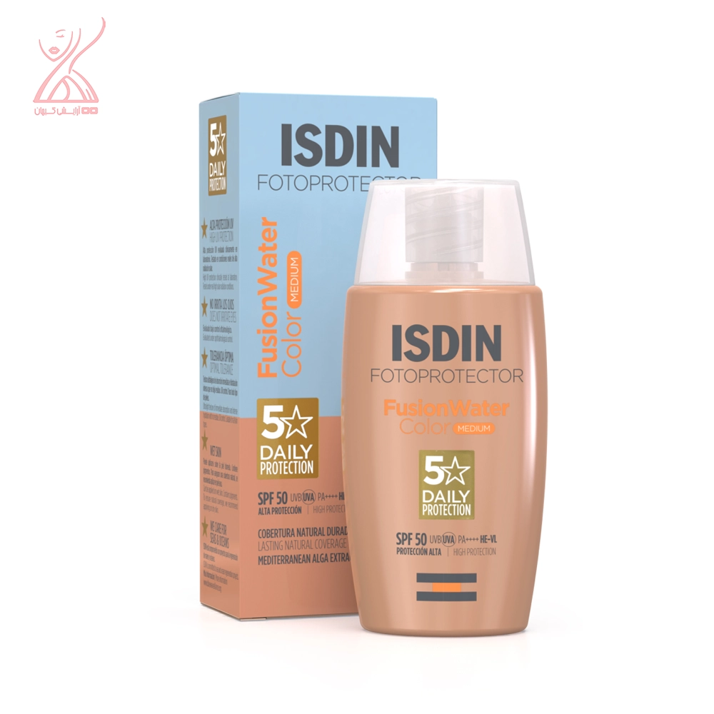 ضد آفتاب فیوژن واتر رنگی ایزدین ISDIN Fusion Water Color